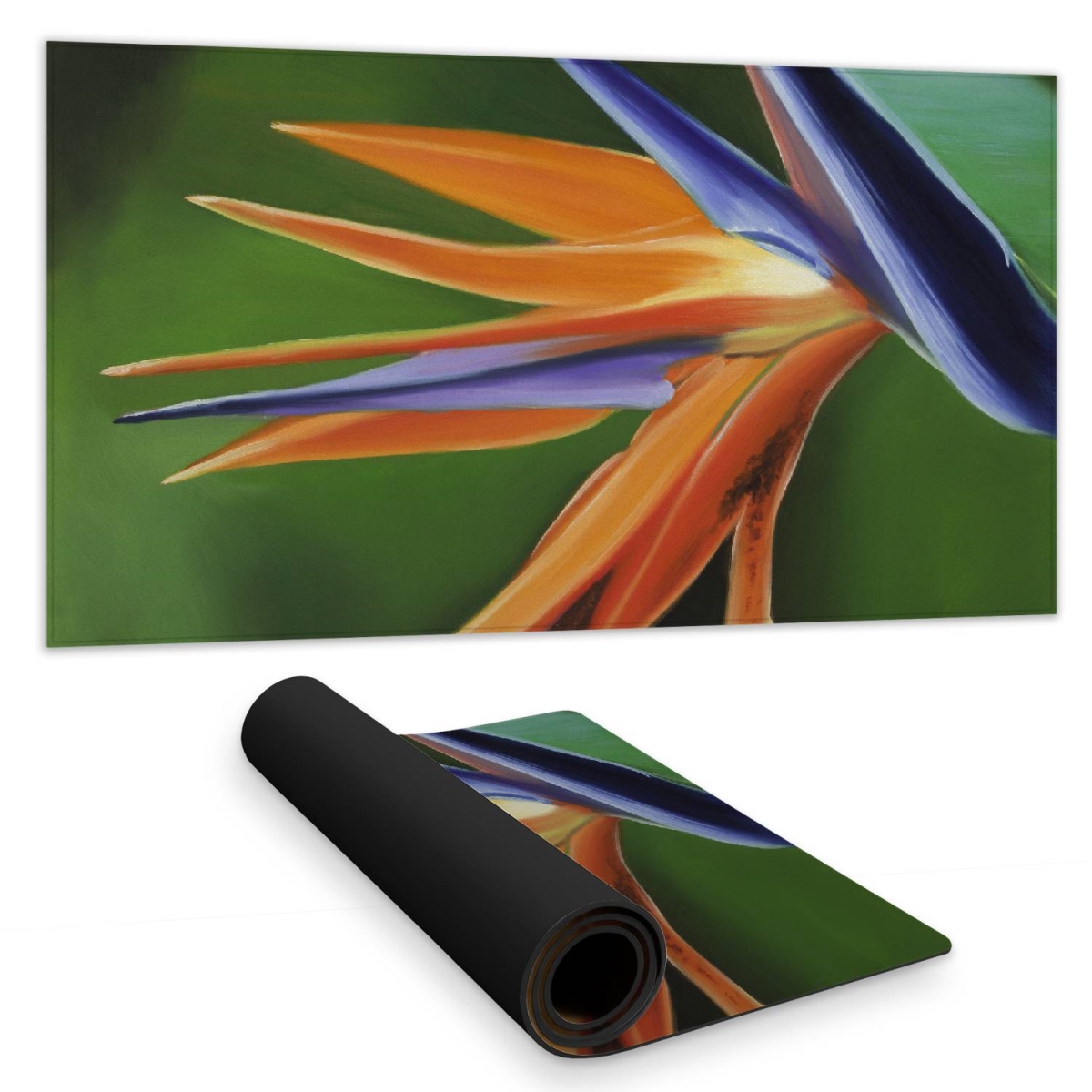 UPC 699767497699 product image for C1DM1531W8CRU4 16 x 32 in. Bird of Paradise Flower Desk Mat - Floral Home Decor | upcitemdb.com