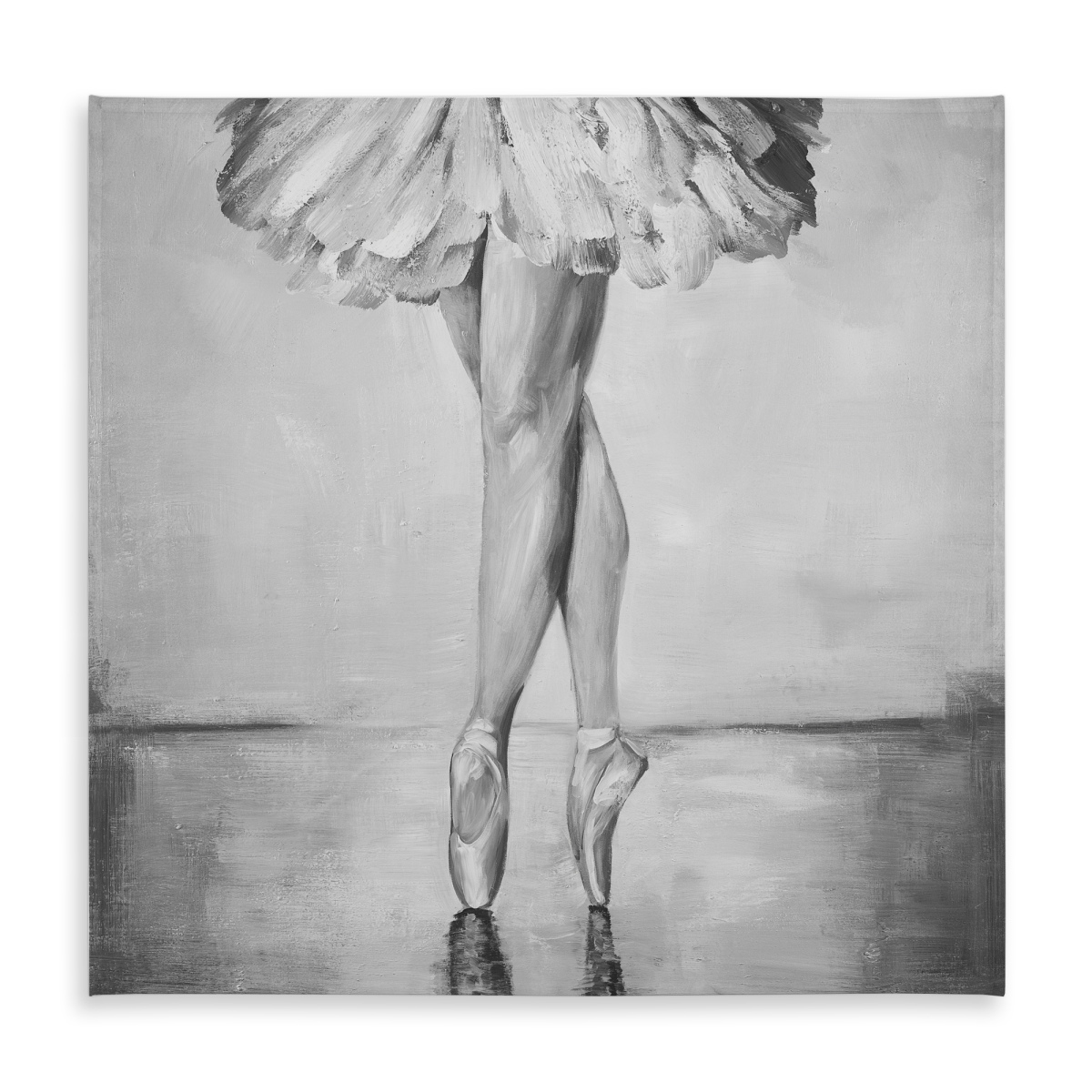 Picture of Begin Home Decor C1TC5858GAVI15 58 x 58 in. Ballet Classic Steps Tablecloth - White Indoor & Outdoor Decor