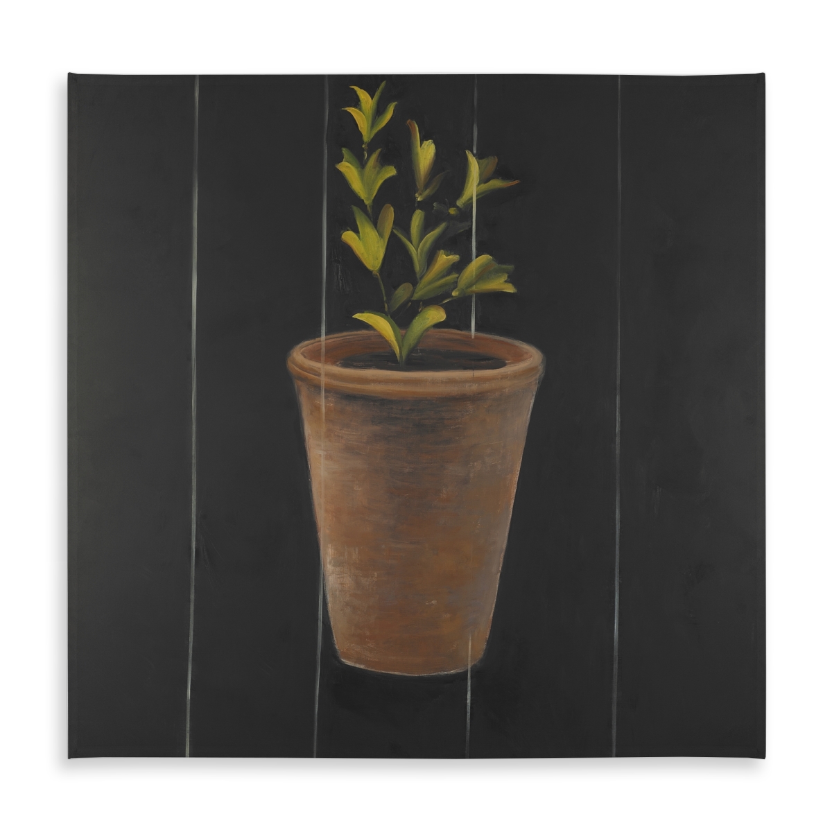 Picture of Begin Home Decor C1TC5858Z91YQ5 58 x 58 in. Plant of Marjolaine Brown Kitchen Tablecloth for Home Decor