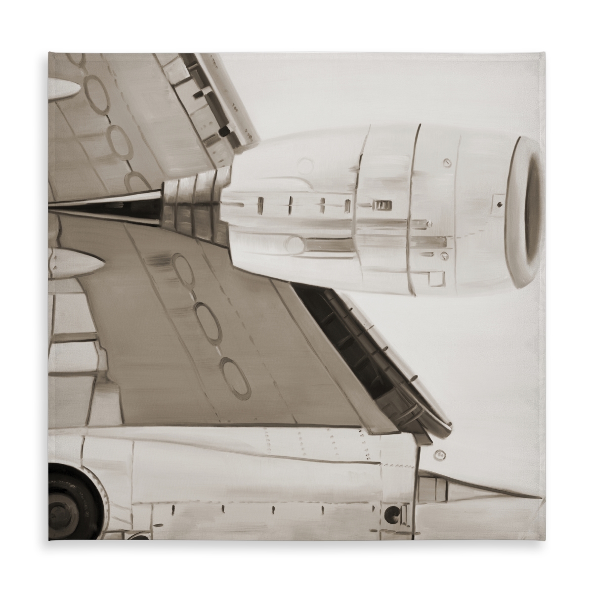 Picture of Begin Home Decor C1TC5858H3YSRJ 58 x 58 in. Underside Aviation Tablecloth - Indoor & Outdoor Home Decor