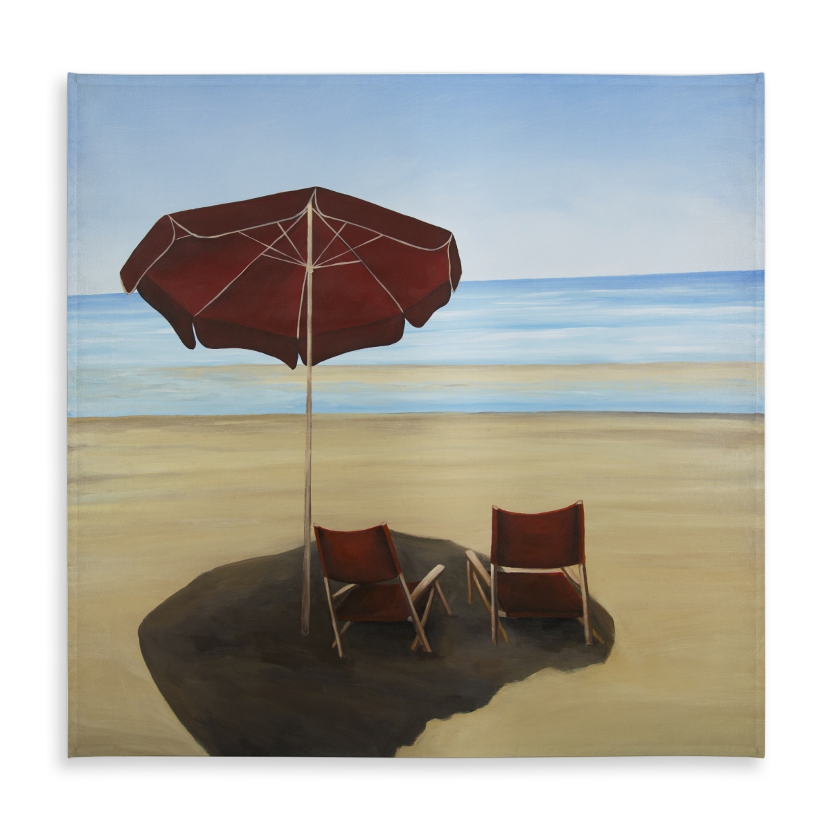 Picture of Begin Home Decor C1TC5858PIMLYH 58 x 58 in. Relax At the Beach Tablecloth - Exotic Sea Decor, Indoor & Outdoor