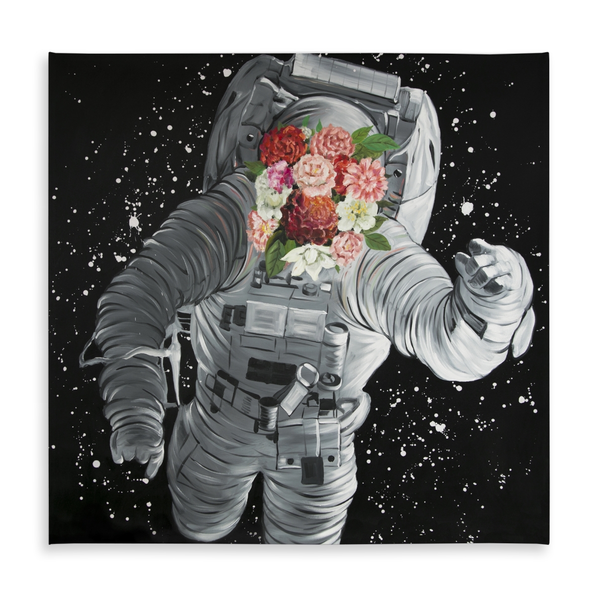 Picture of Begin Home Decor C1TC5858G7Y304 58 x 58 in. Dreaming of Space Tablecloth - Cosmic Decor for Home & Patio
