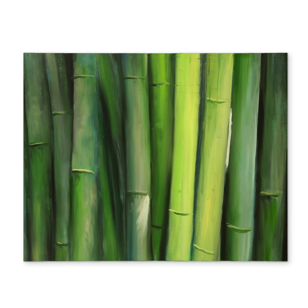 Picture of Begin Home Decor CPPM1418K7RLQG 14 x 18 in. Green Bamboo Polyester Placemat - Asian Green Bedroom Decor