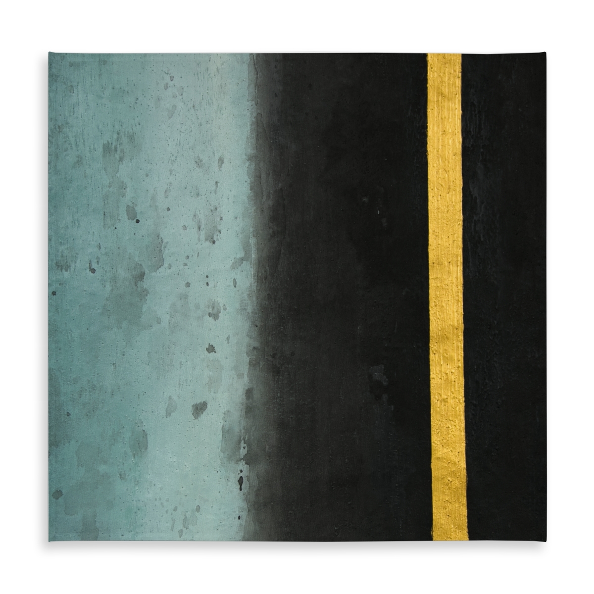 Picture of Begin Home Decor C1TC5858YWKRAK 58 x 58 in. Twilight Black Bathroom Abstract Tablecloth - Indoor & Outdoor Decor
