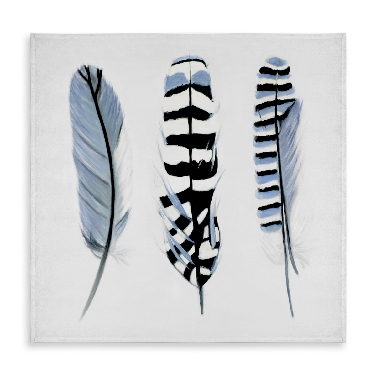 Picture of Begin Home Decor C1TC5858WDXT31 58 x 58 in. Delicate Feathers Tablecloth - Bohemian Indoor & Outdoor Decor