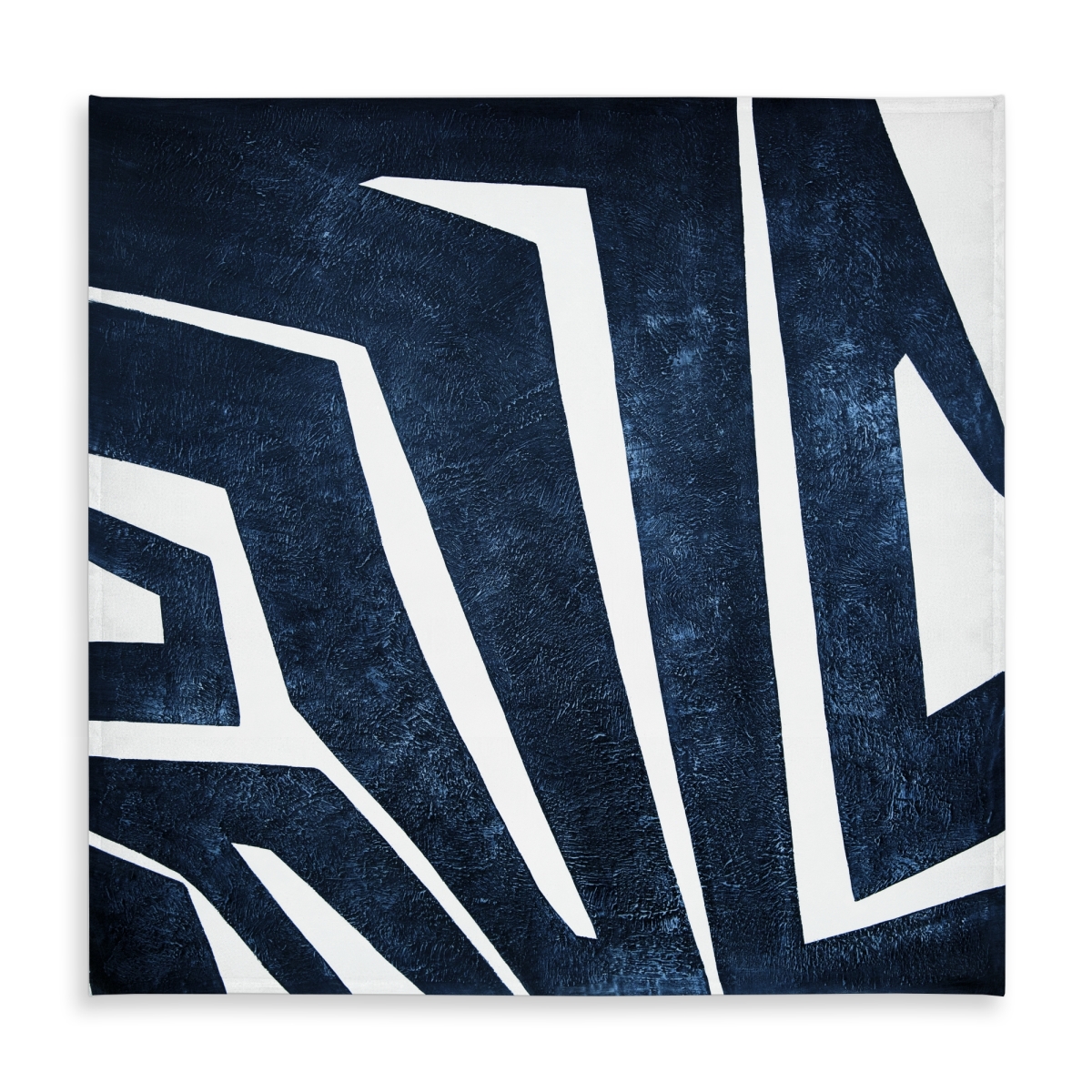 Picture of Begin Home Decor C1TC5858AU2KEV 58 x 58 in. Blue Labyrinth Tablecloth - Indoor & Outdoor Home Decor