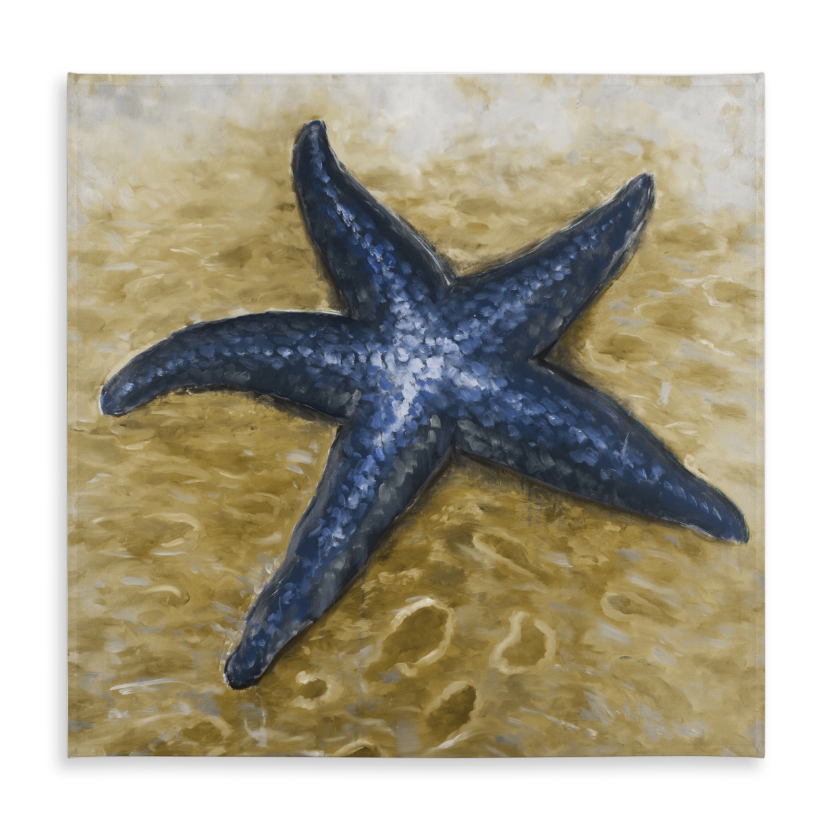 Picture of Begin Home Decor C1TC5858IIIEKR 58 x 58 in. Beautiful Starfish Beige Coastal Tablecloth - Indoor & Outdoor Decor