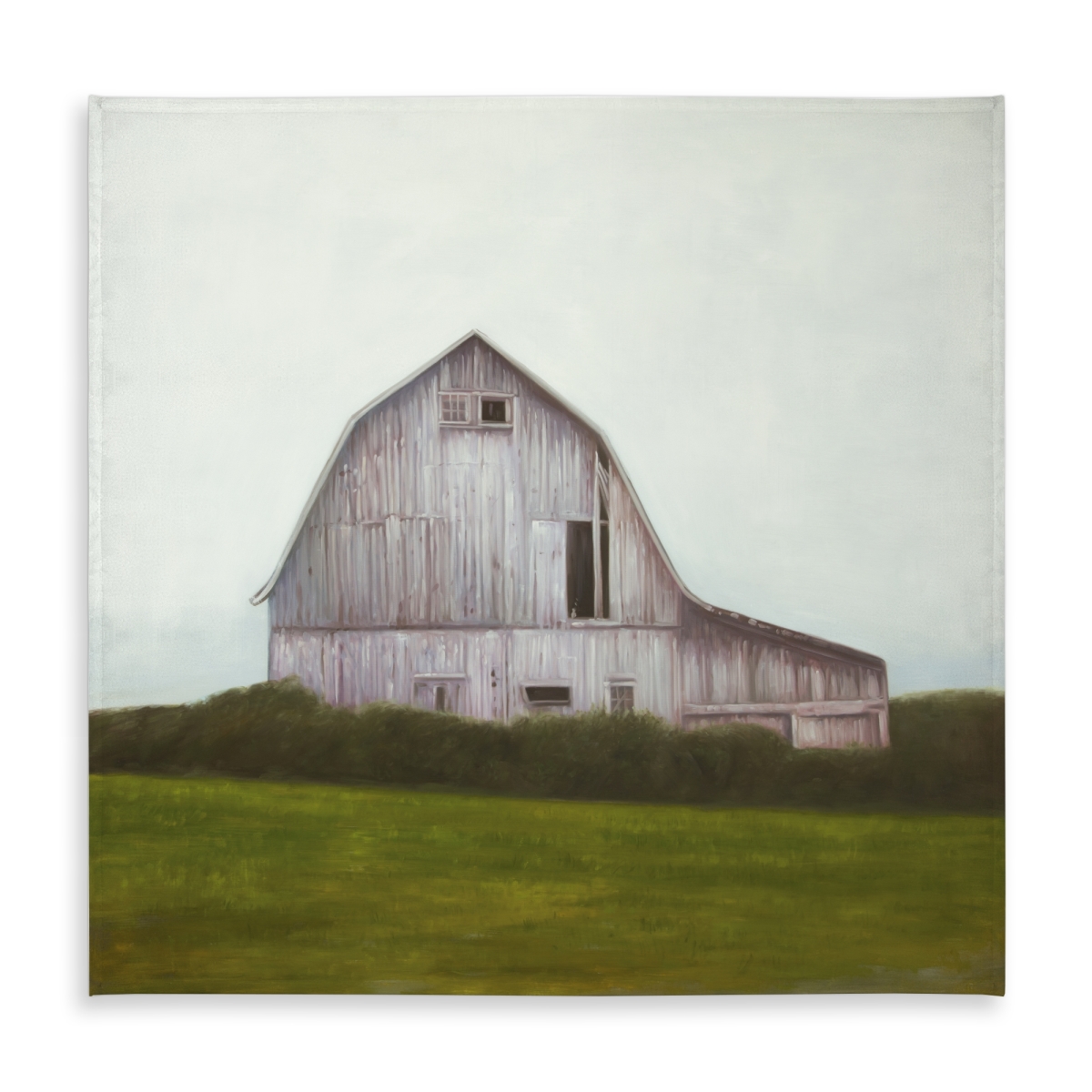 Picture of Begin Home Decor C1TC585826GVQX 58 x 58 in. Red Rustic Barn Tablecloth - Indoor & Outdoor Home Decor