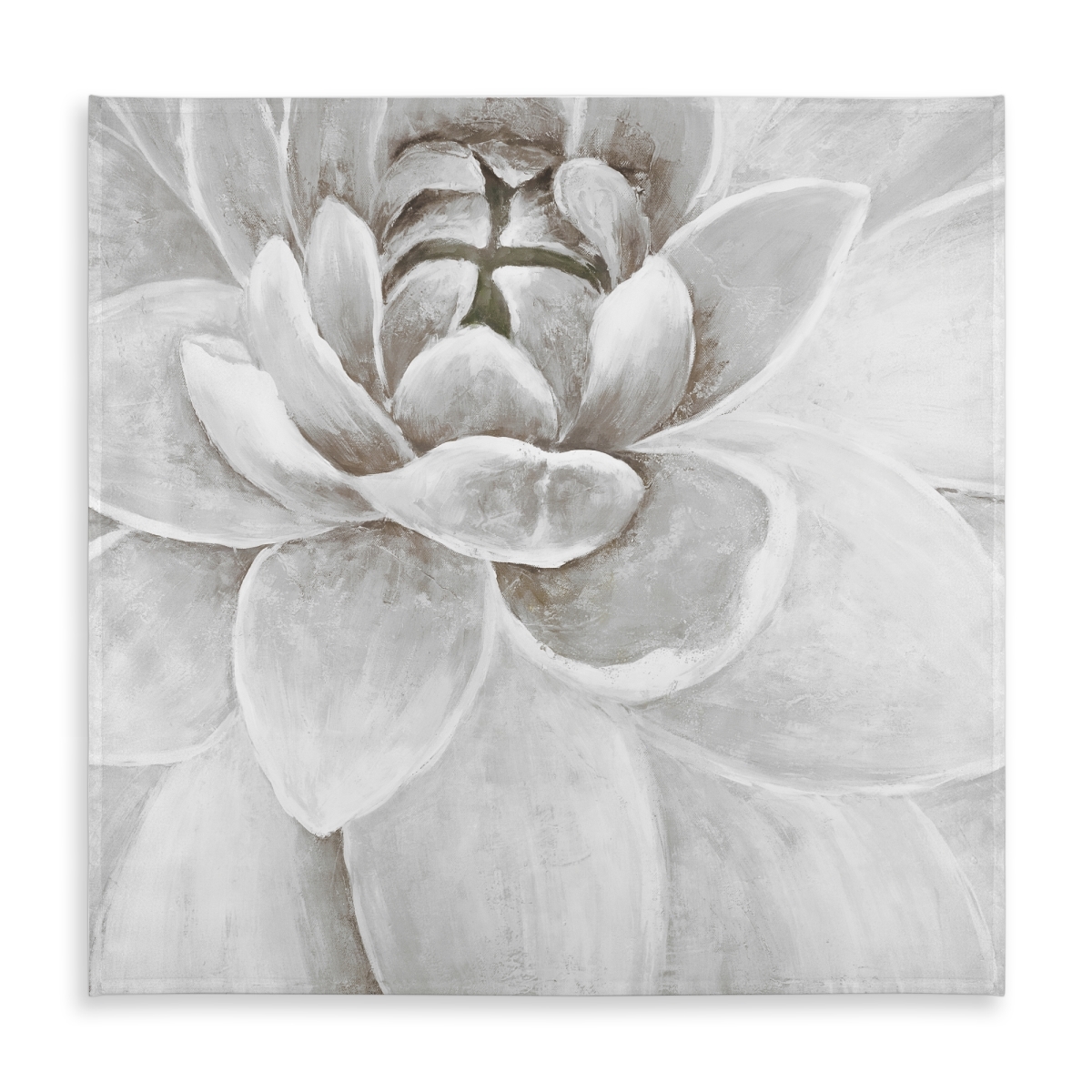 Picture of Begin Home Decor C1TC5858R3IHU3 58 x 58 in. White Chrysanthemum Floral Tablecloth - Indoor & Outdoor Decor