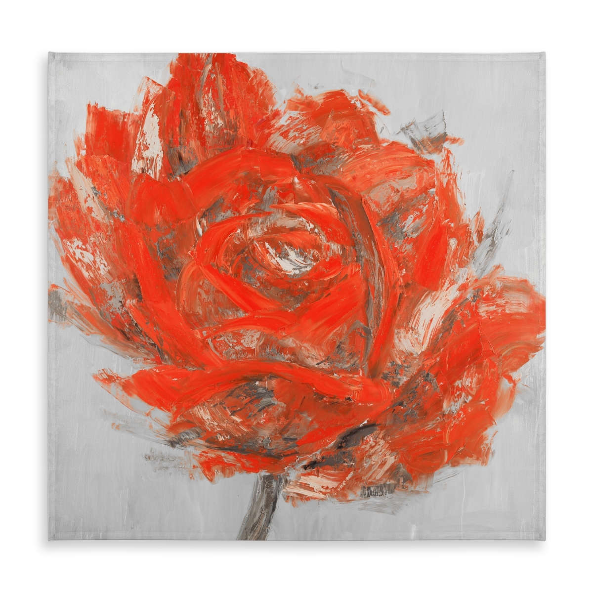 Picture of Begin Home Decor C1TC5858NX3QO3 58 x 58 in. Abstract Red Flower Tablecloth - Floral Indoor Outdoor Decor