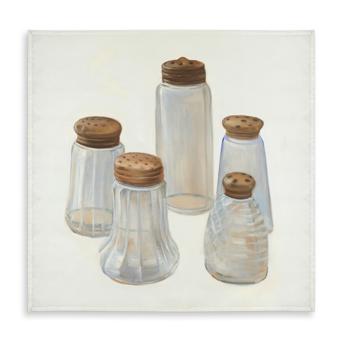 Picture of Begin Home Decor C1TC5858RF7AC5 58 x 58 in. Gray Vintage Salt & Pepper Shaker Tablecloth - Indoor & Outdoor
