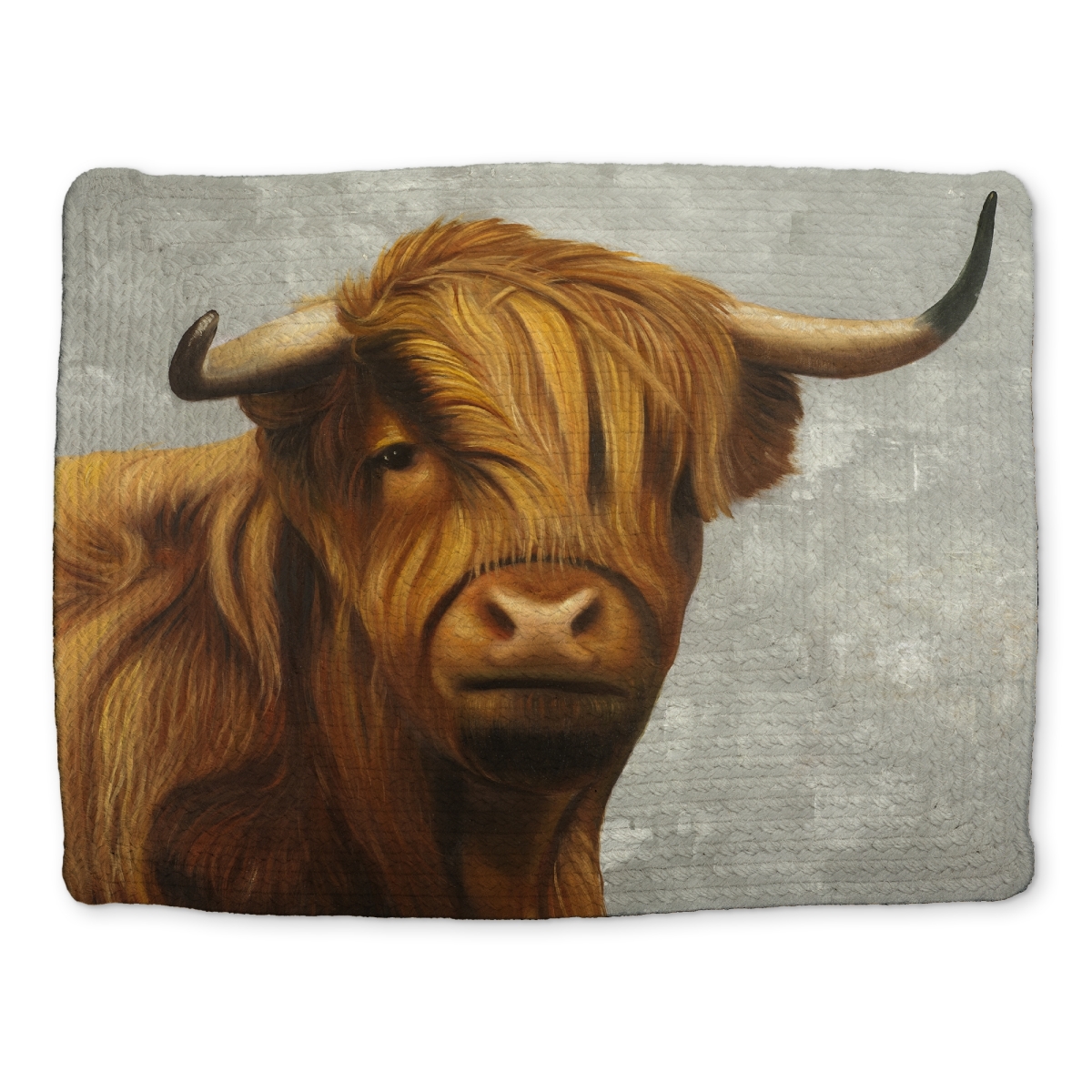 Picture of Begin Home Decor CBPM1418XOZHOP 14 x 18 in. Highland Cattle Farm Animals Bedroom Placemat - Home Decor