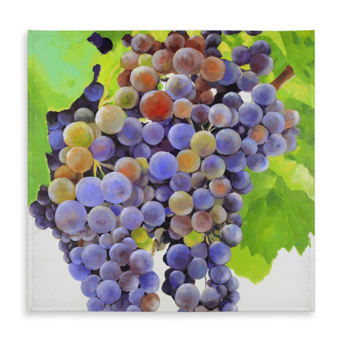 Picture of Begin Home Decor C1TC5858JMBFW5 58 x 58 in. Bunch of Grapes Tablecloth - Stylish Indoor Outdoor Decor