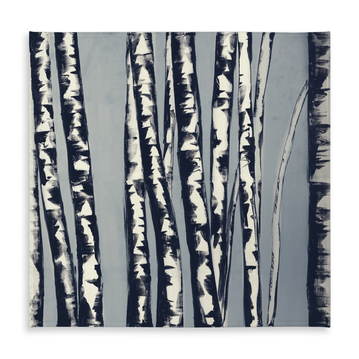 Picture of Begin Home Decor C1TC5858ELY27B 58 x 58 in. Abstract Birch Forest Tablecloth - Indoor & Outdoor Home Decor