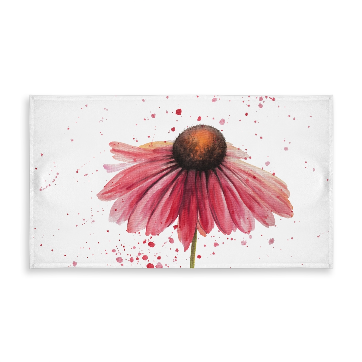 Picture of Begin Home Decor C1TCLRGEWGR8UT 58 x 102 in. Pink Daisy Botanical Tablecloth - Indoor & Outdoor Home Decor