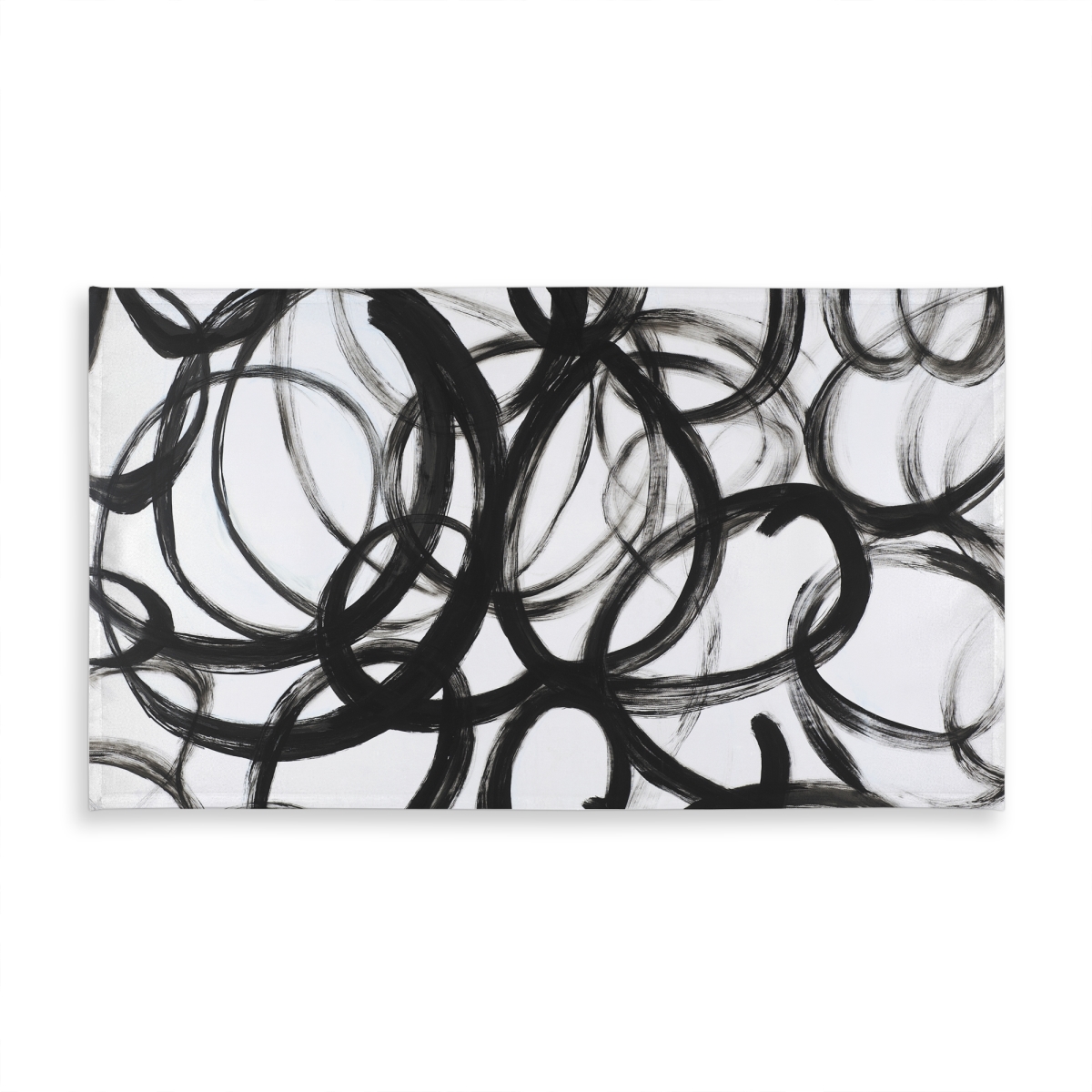 Picture of Begin Home Decor C1TCLRGEYQFMY9 58 x 102 in. Abstract Curly Lines Tablecloth - Indoor Outdoor Home Decor
