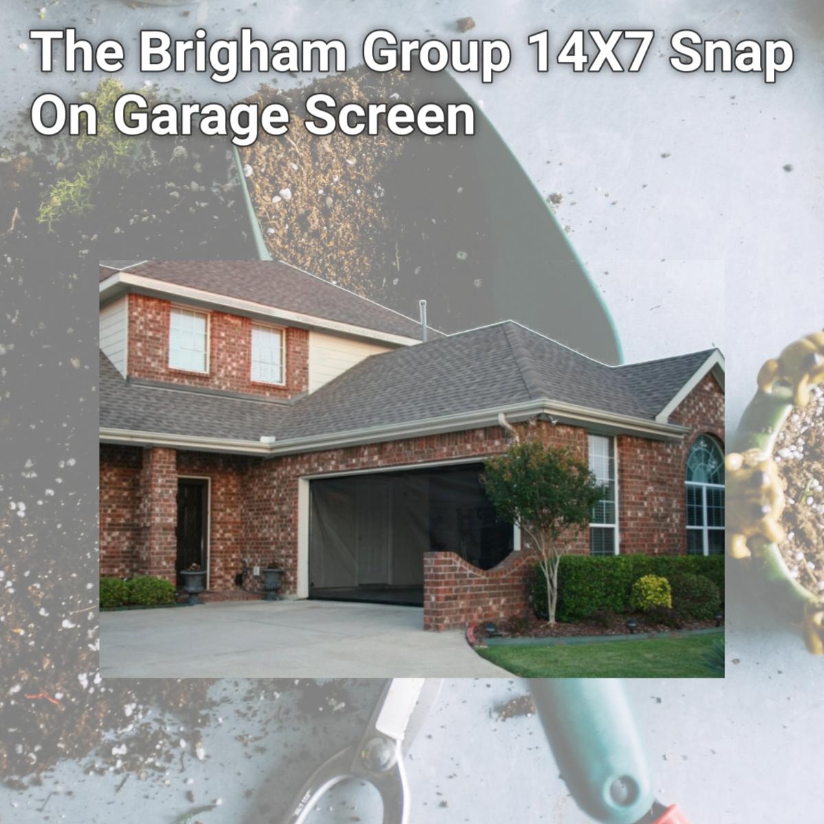 Picture of The Brigham Group 14X7 Snap On Garage Screen