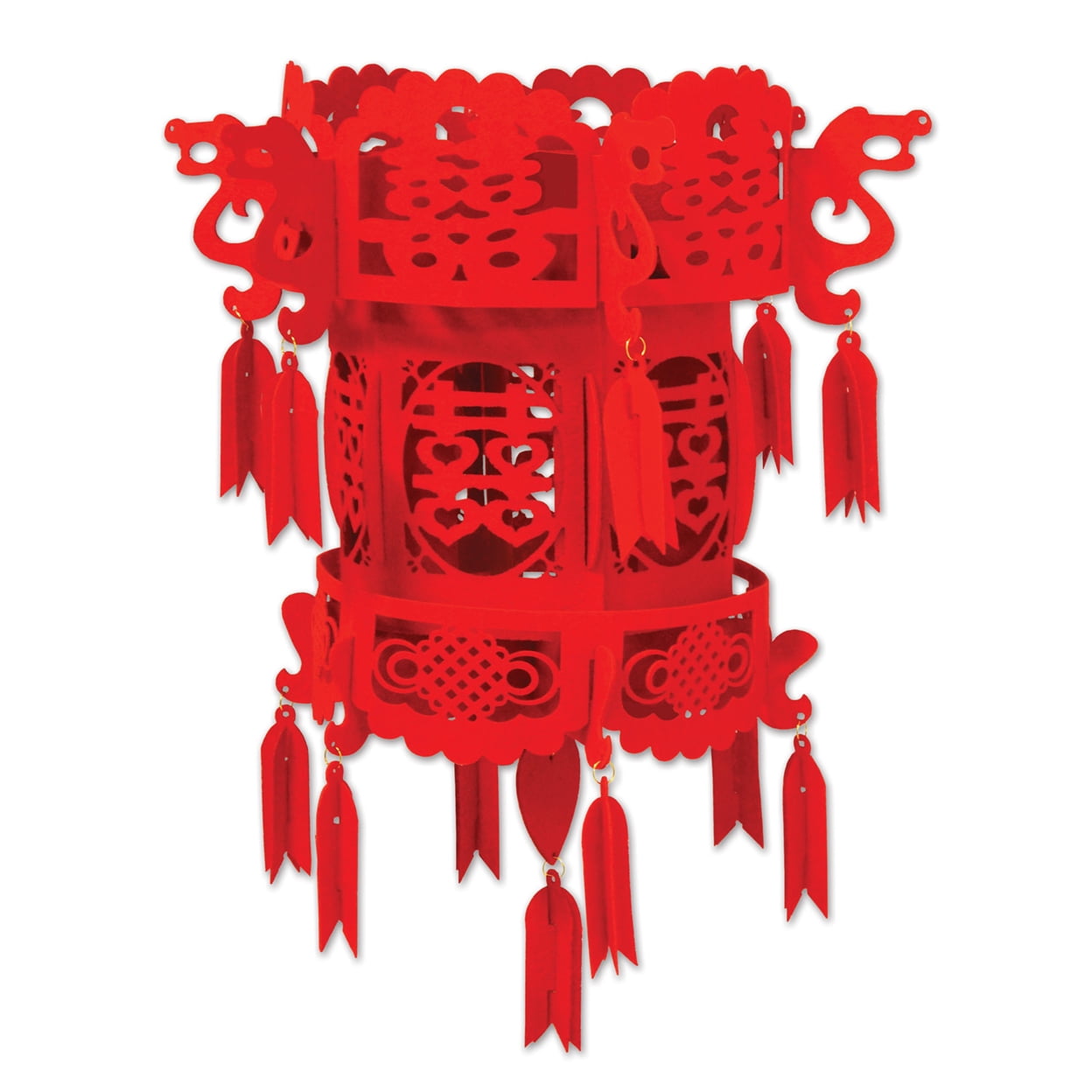 59995 Felt Chinese Palace Lantern, Red