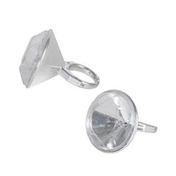 UPC 034689028703 product image for Beistle 66141 Diamond Ring Party Favors - Pack of 12 - One Size Fits All | upcitemdb.com