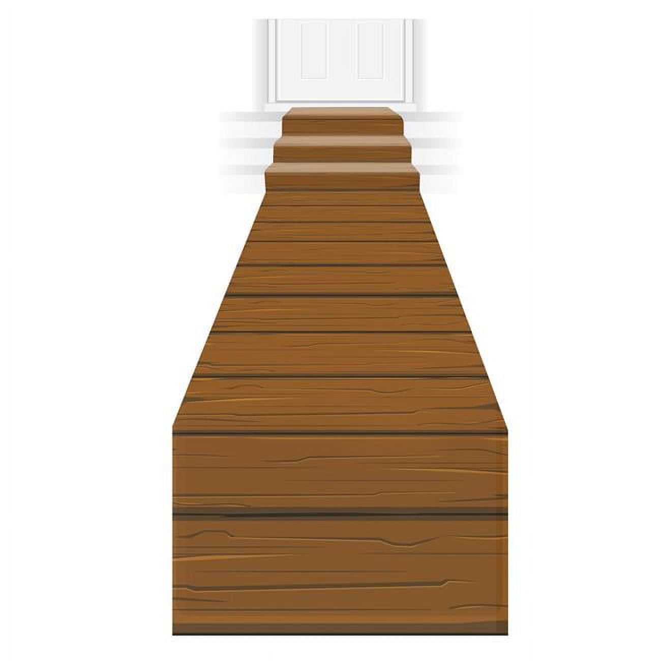Beistle 53426 24 In. X 10 Ft. Wooden Plank Runner - Pack Of 6