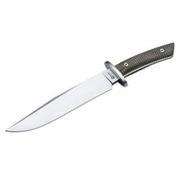 02ba595m Arbolito El Gigante Micarta Fixed Blade Knife - Grey