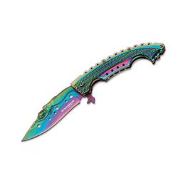 01lg318 Rainbow Mermaid Knife - Multicolor