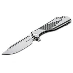 01bo777 Lateralus Steel Folding Knife - Silver
