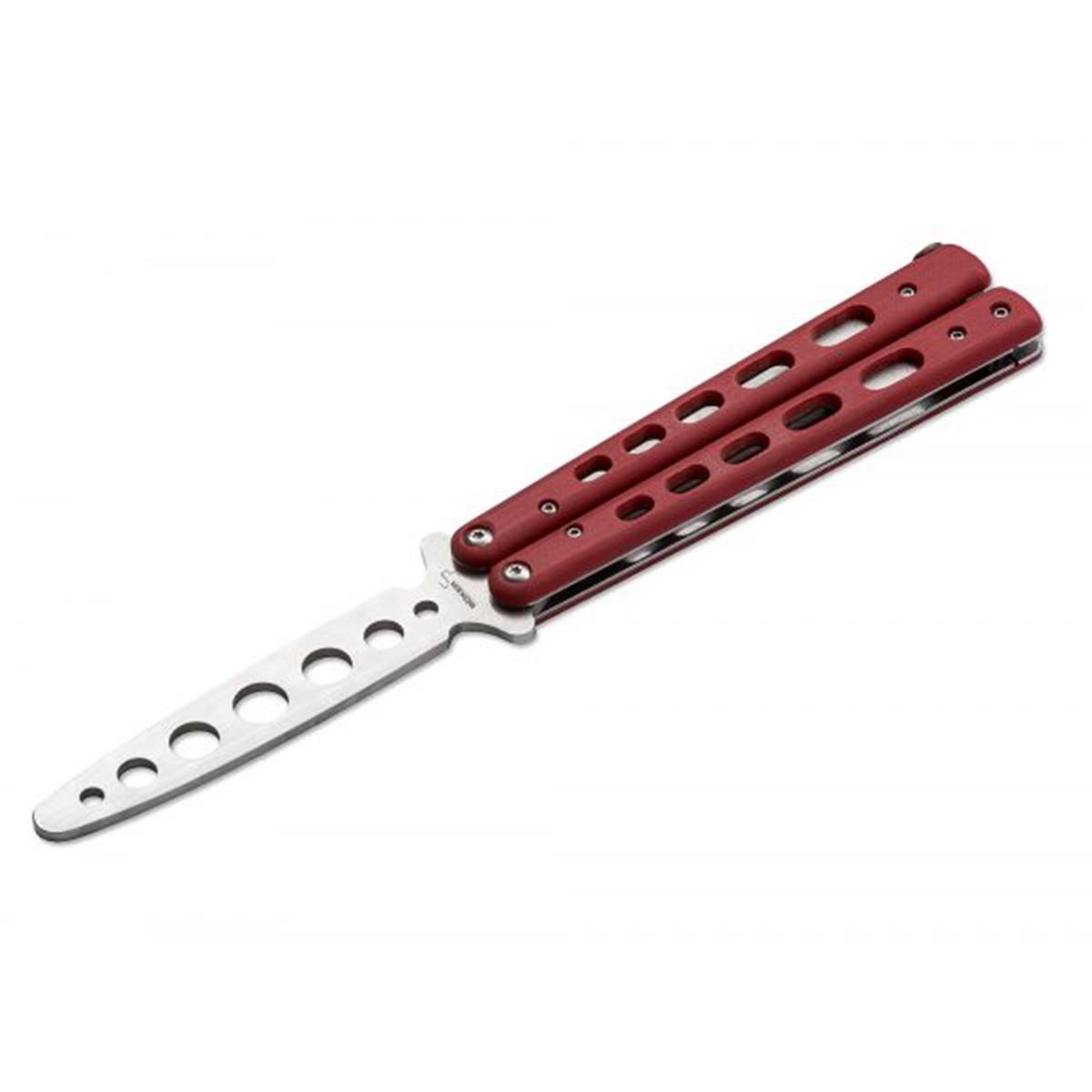 01bo712 Balisong Trainer Pocket Knife - Red