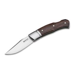 111025 Boxer Desert Ironwood Pocket Knife - Brown