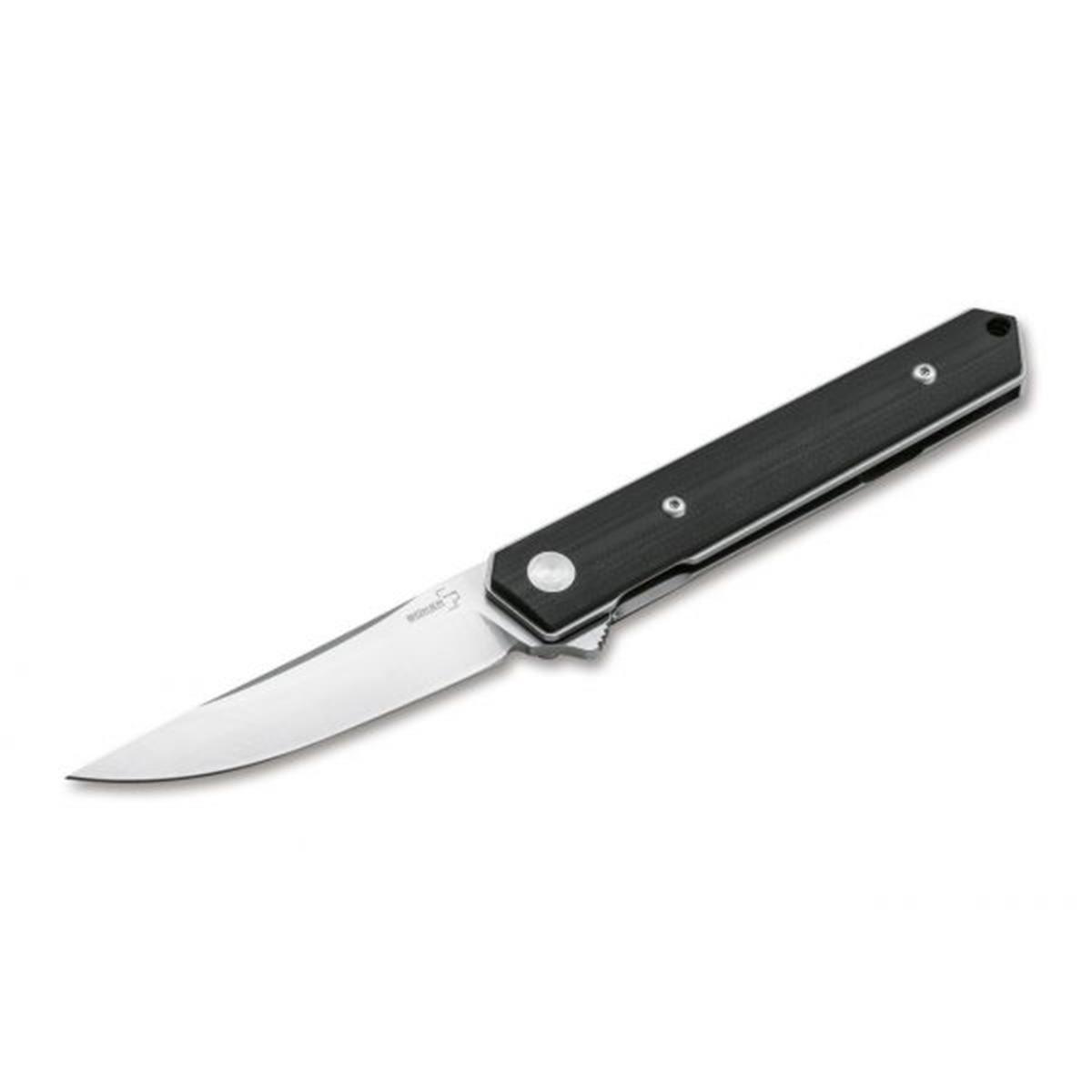 01bo268 Kwaiken Mini Flipper G10 Pocket Knife - Black