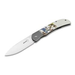 01bo651 Exskelibur I Frazetta Pocket Knife - Multicolor