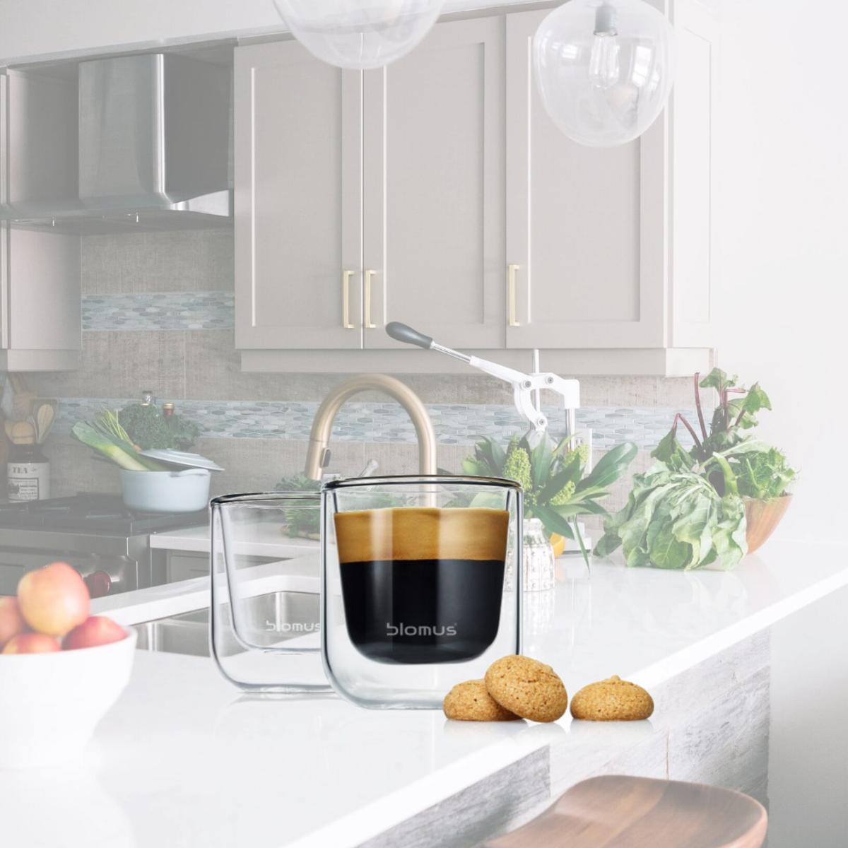 Picture of Blomus 63652 Insulated Espresso Tea Glasses, Set of 2