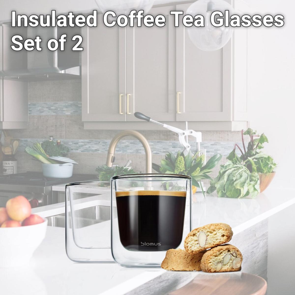 Picture of Blomus 63653 Insulated Coffee Tea Glasses, Set of 2