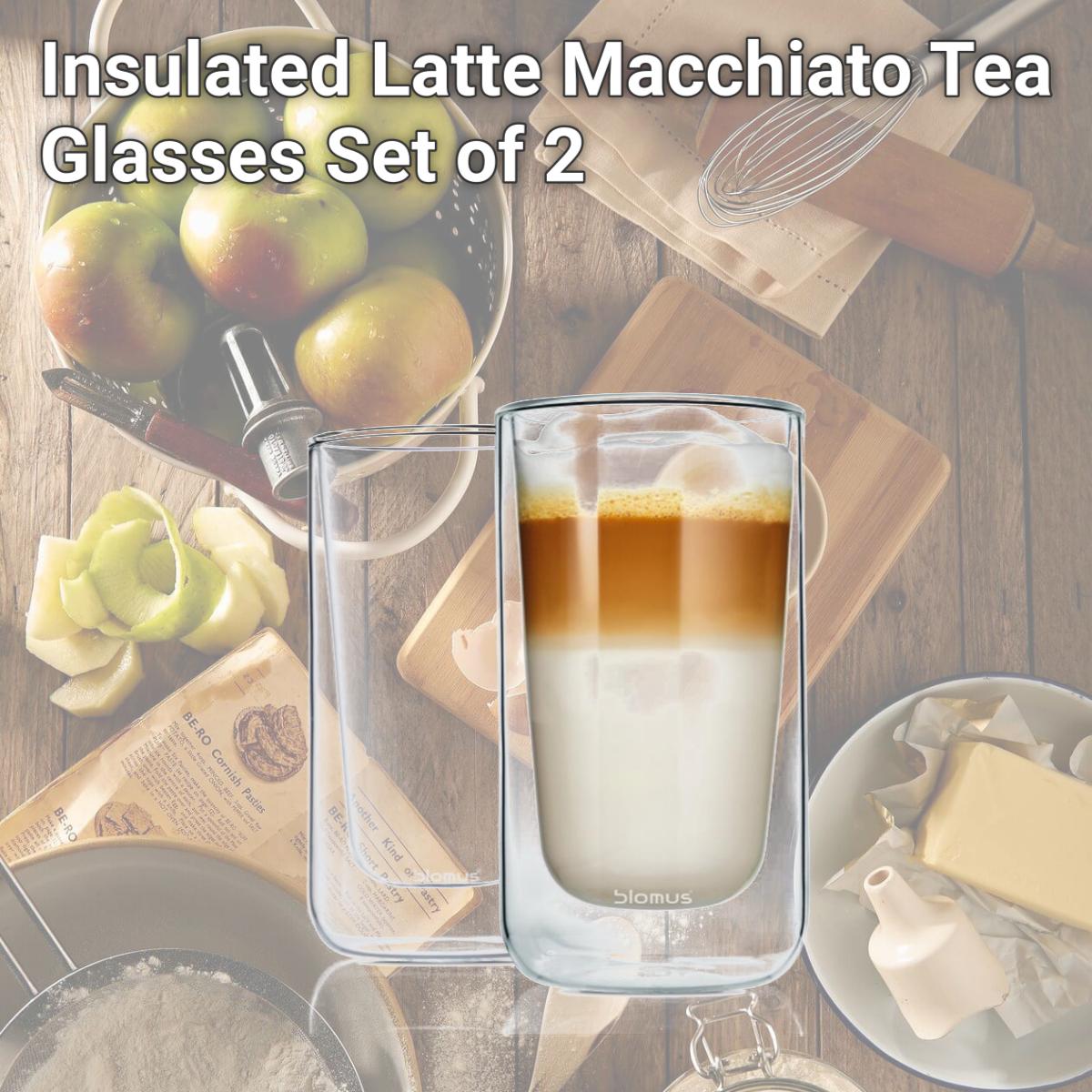 Picture of Blomus 63655 Insulated Latte Macchiato Tea Glasses, Set of 2