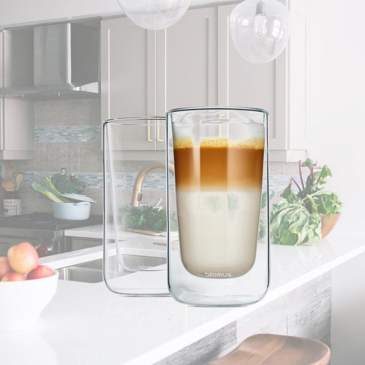 Picture of Blomus 63655 Insulated Latte Macchiato Tea Glasses, Set of 2