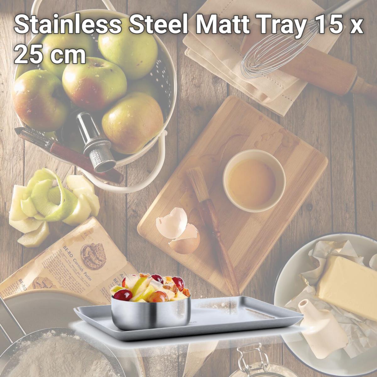 Picture of Blomus 63612 Stainless Steel Matt Tray, 15 x 25 cm