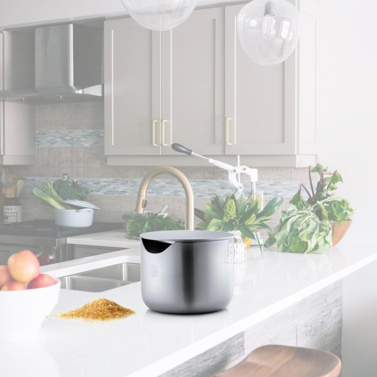 Picture of Blomus 63621 Stainless Steel Matt Sugar Bowl with Lid