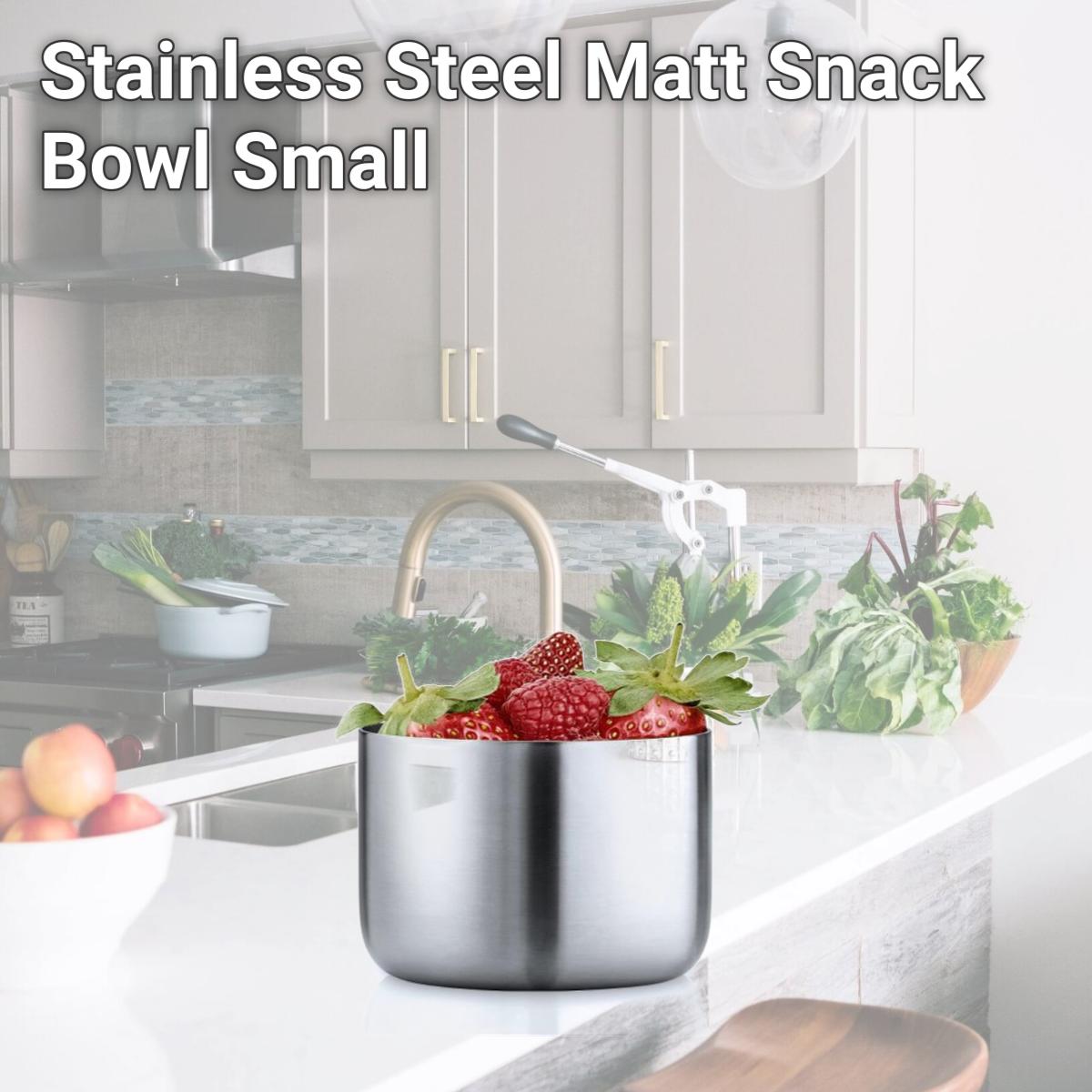 Picture of Blomus 63633 Stainless Steel Matt Snack Bowl, Small