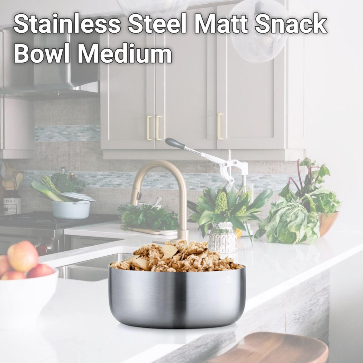 Picture of Blomus 63634 Stainless Steel Matt Snack Bowl, Medium