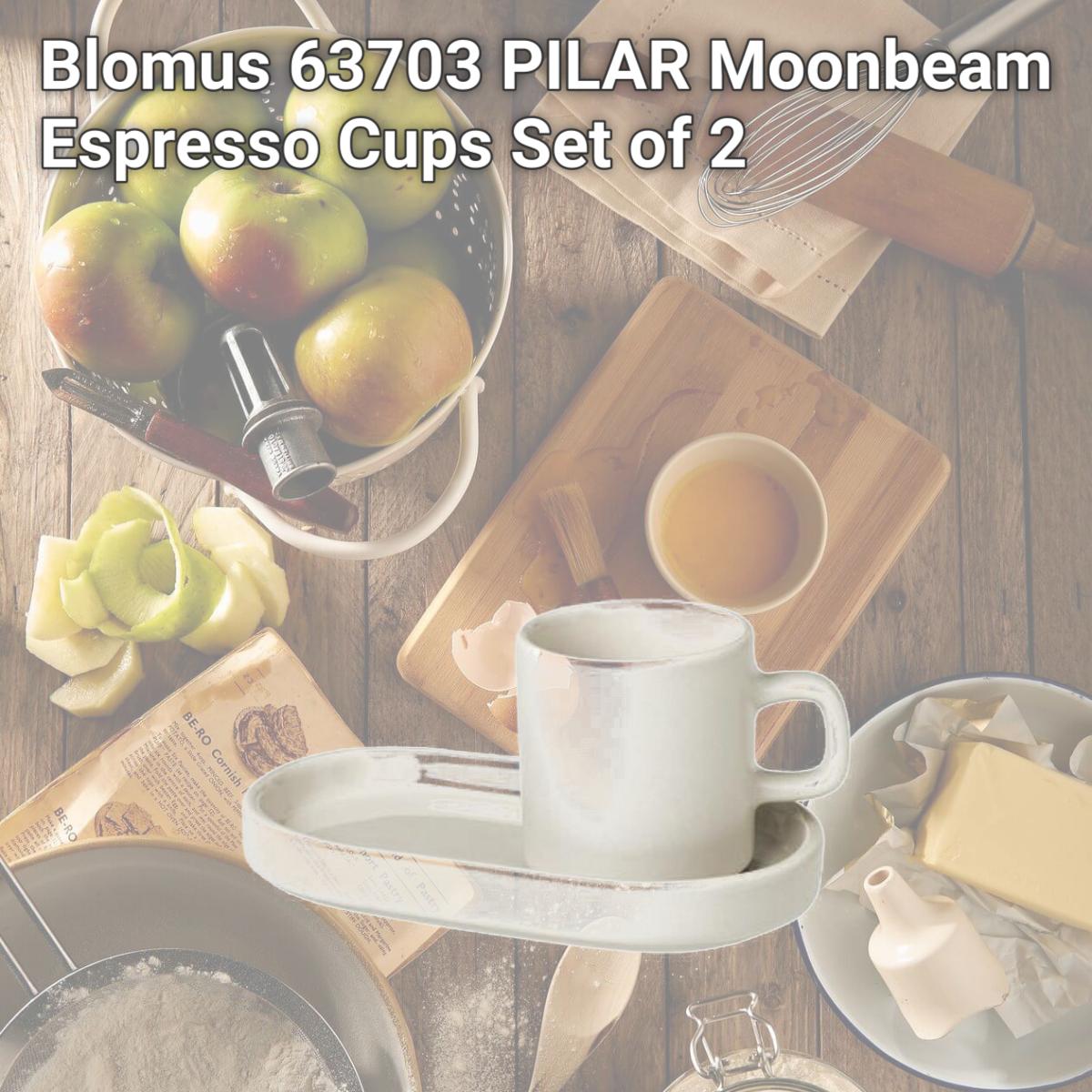 Picture of Blomus 63703 PILAR Moonbeam Espresso Cups  Set of 2