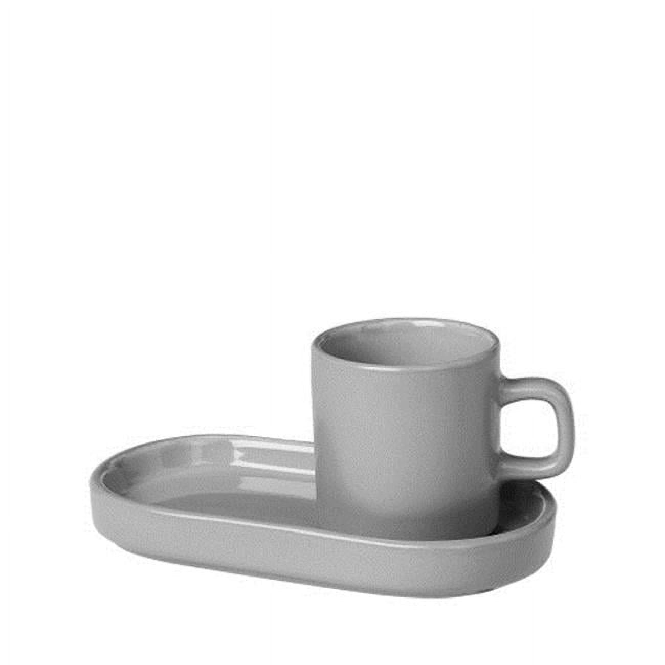 63725 Mio Espresso Cups, Grey - Set Of 2
