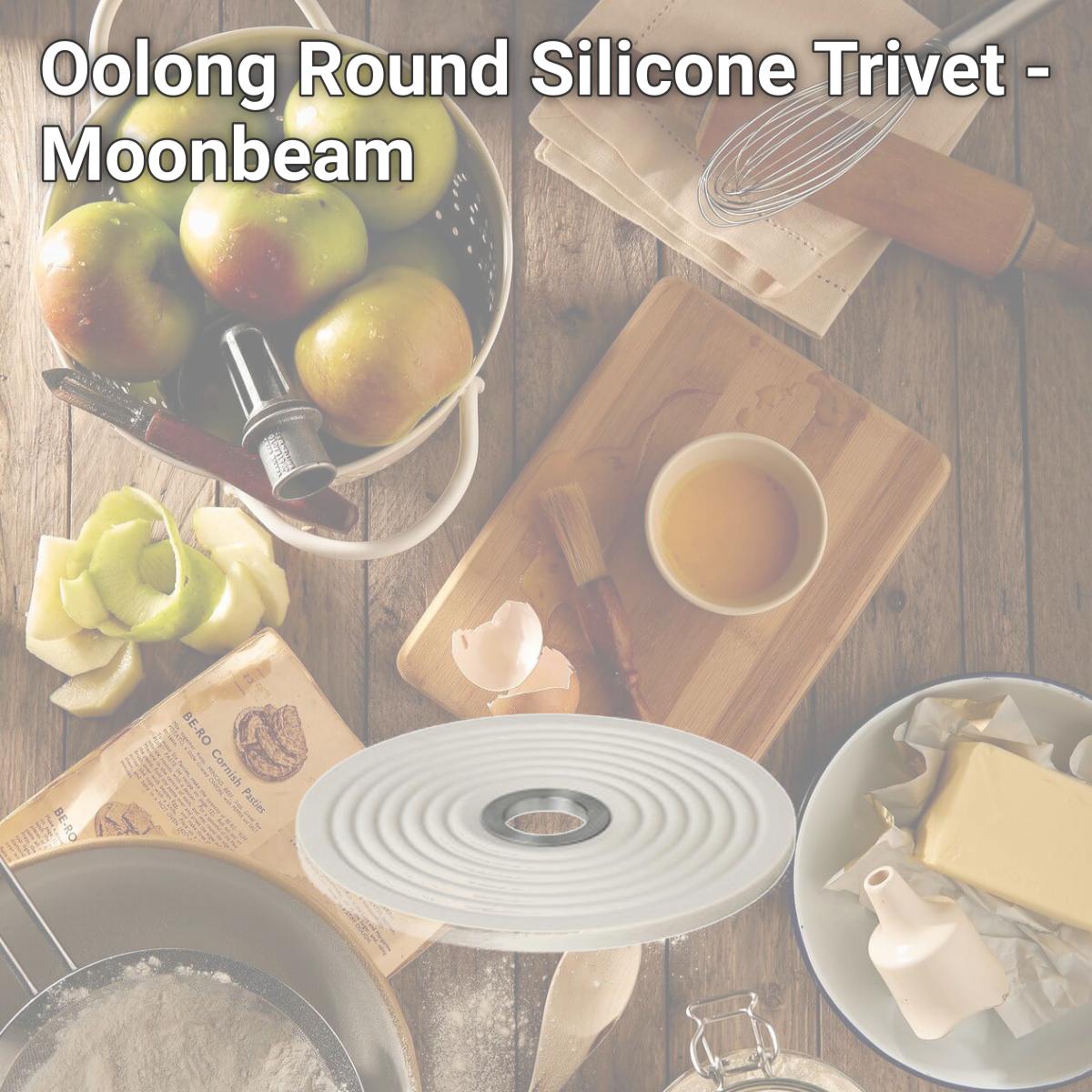Picture of Blomus 63773 Oolong Round Silicone Trivet - Moonbeam