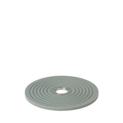 63777 Oolong Round Silicone Trivet - Agave Green