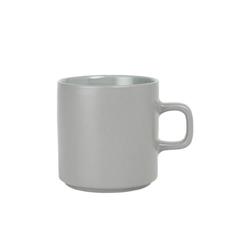 63724.4 9 Oz Mio Cup, Grey - Set Of 4