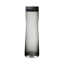 63807 34 Oz Splash Water Carafe Smoked Glass, Black