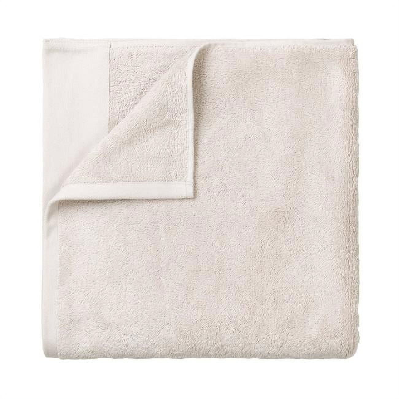 69120 28 X 55 In. Riva Organic Terry Cloth Bath Towel, Moonbeam