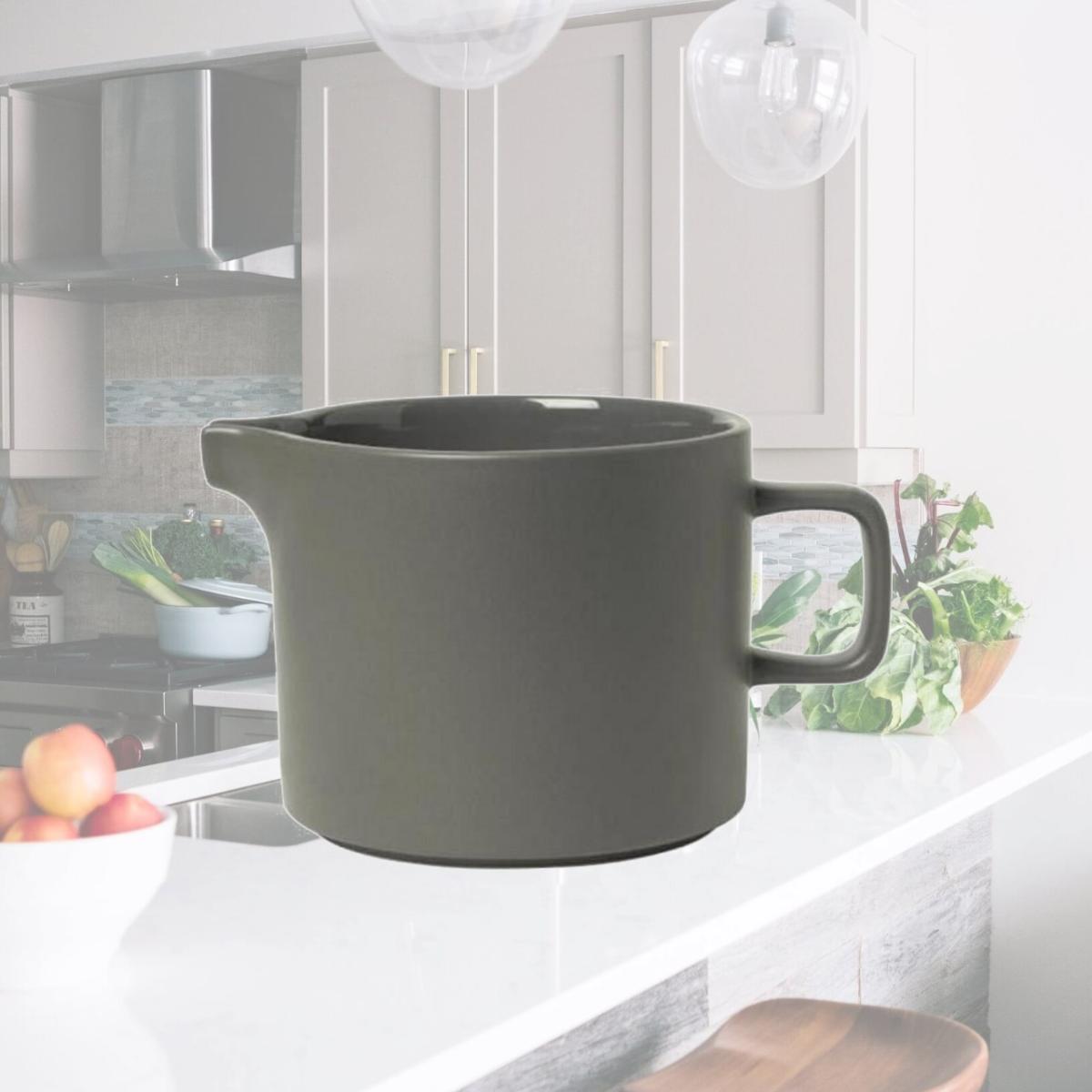 Picture of Blomus 63973 34 oz Pilar Pitcher, Pewter
