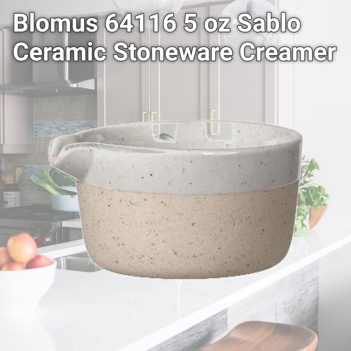 Picture of Blomus 64116 5 oz Sablo Ceramic Stoneware Creamer