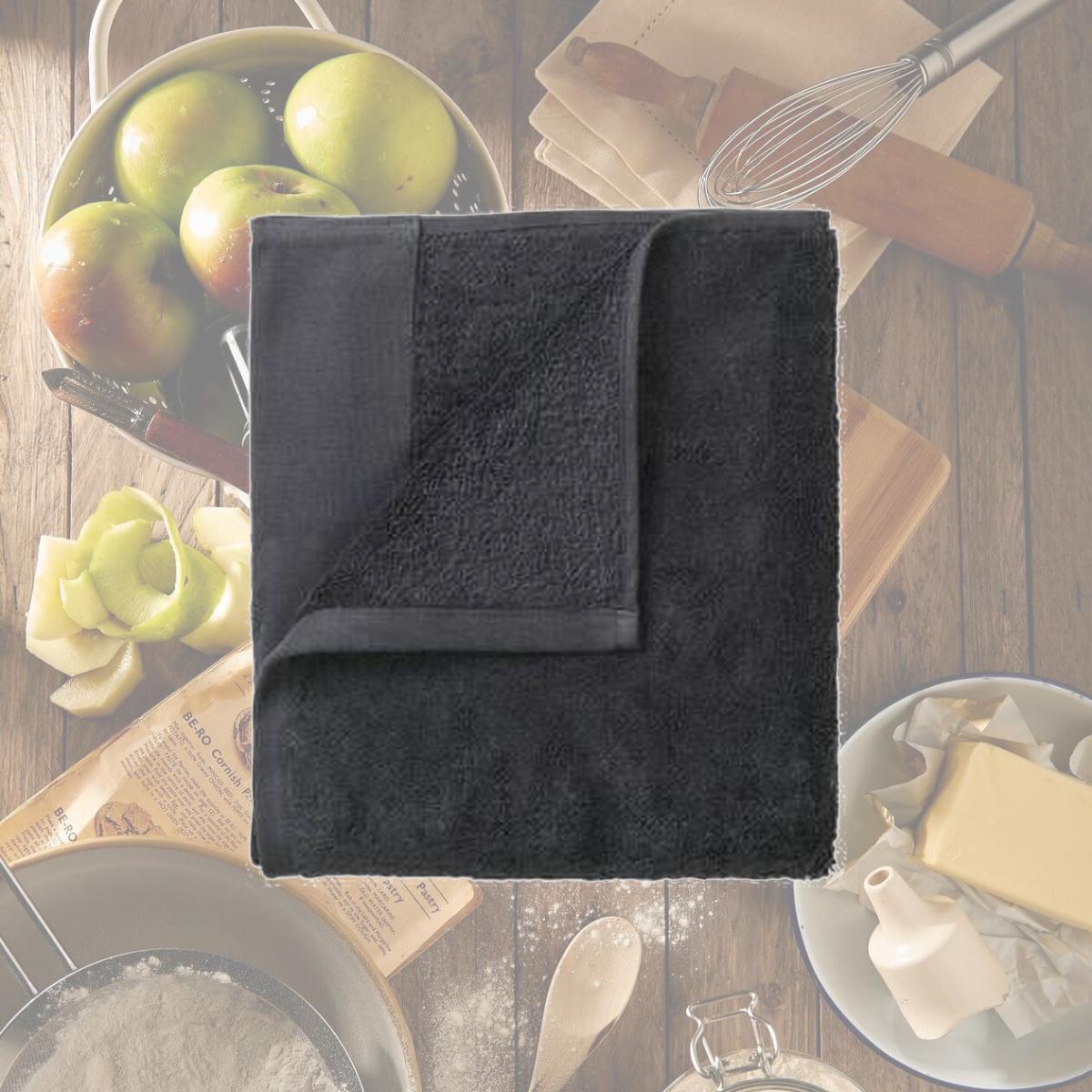 Picture of Blomus 69238 Riva Guest Hand Towels, Magnet - Set of 2