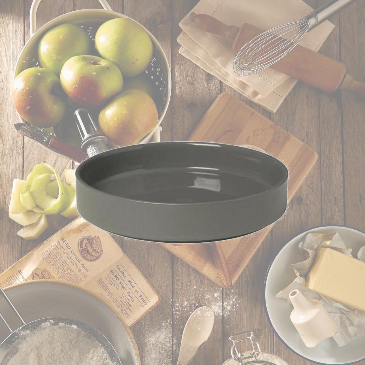 Picture of Blomus 63963.4 8 in. Pilar Deep Dessert Plate, Pewter - Set of 4